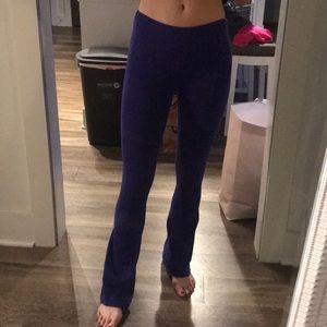 Purple splits 59 flare tights